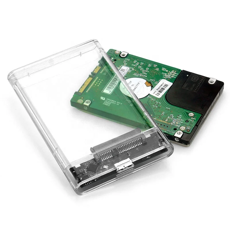 

2.5 inch Transparent HDD SSD Case SATA III to USB 3.0 Hard Drive Disk Enclosure Support 6TB Mobile External HDD for Laptop PC