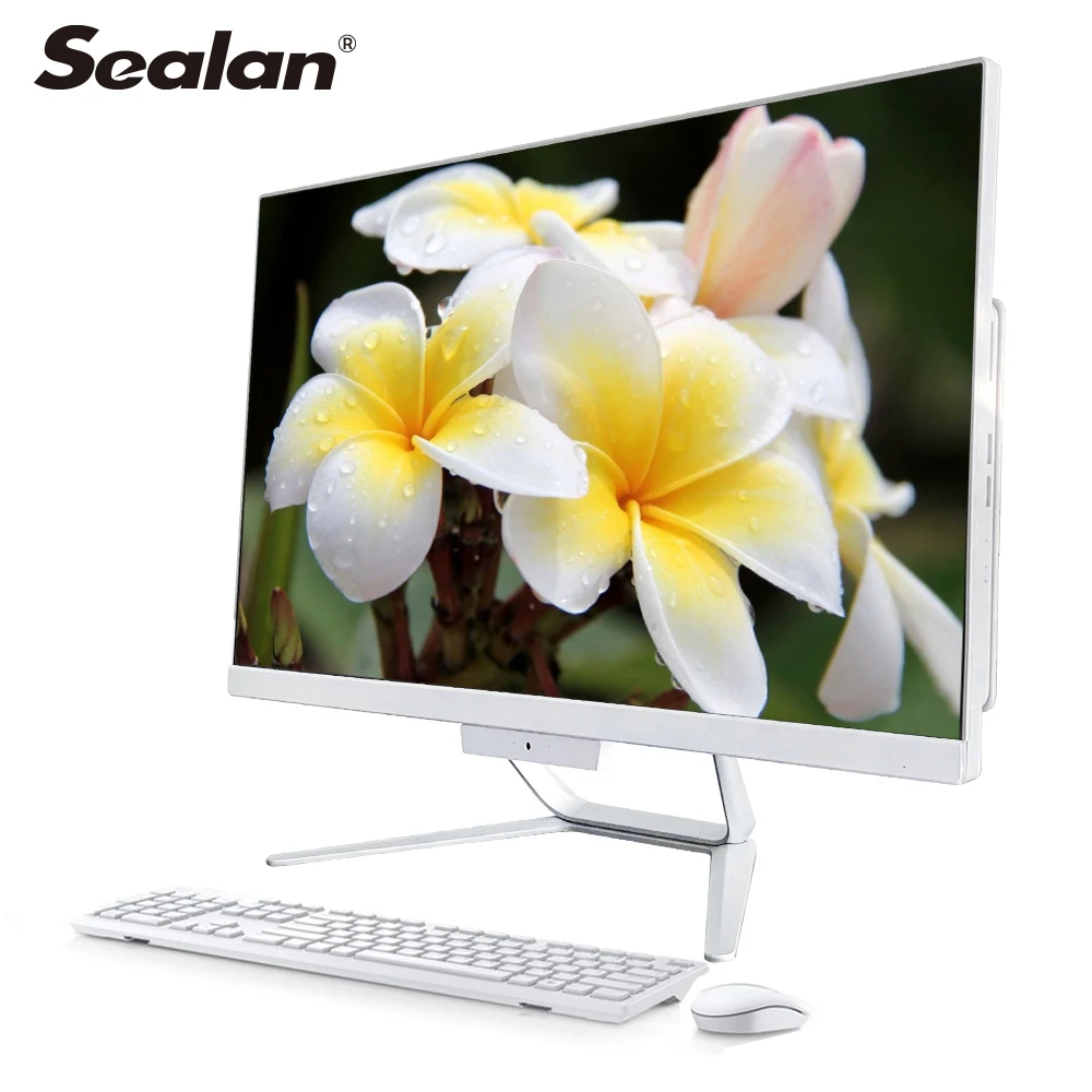 

Sealan 23.8 inch all in one computer i3 3120 RAM 8G SSD 480G all in one desktop camera keyboard mouse all in one computers