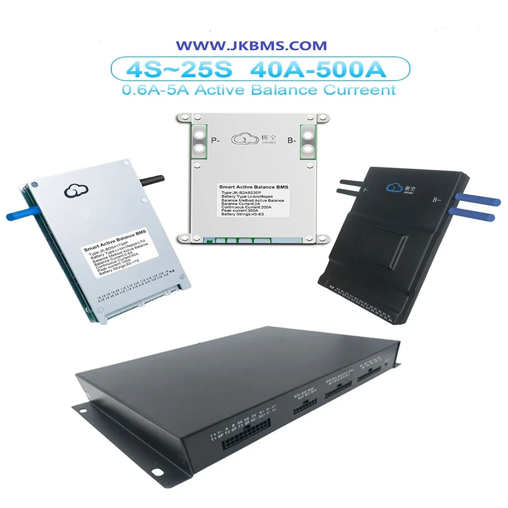 JIKONG JKBMS Factory Direct Sell Active Balancer Smart BMS Standard Version JK-BD4A17S4P  JK-BD4A20S4P JK-BD4A24S4P  JK-B1A8S20P