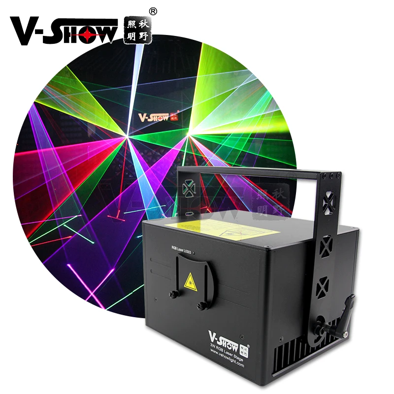 

shipping from Euro no tax 3W rgb laser show projector performance laser light ilda laser equipment