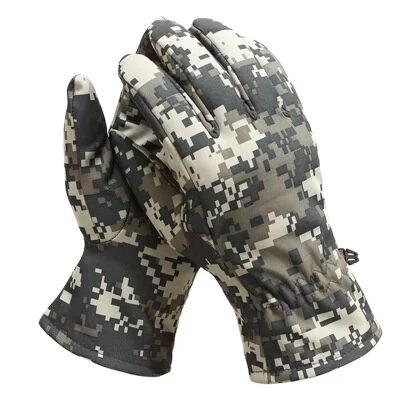 

Tactical mittens Shark skin soft shell fleece mittens Camouflage all finger mittens ply-46