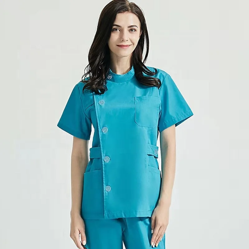 

2021 fashion The dentist uniforms medical scrubs set nurse hospital uniform designs