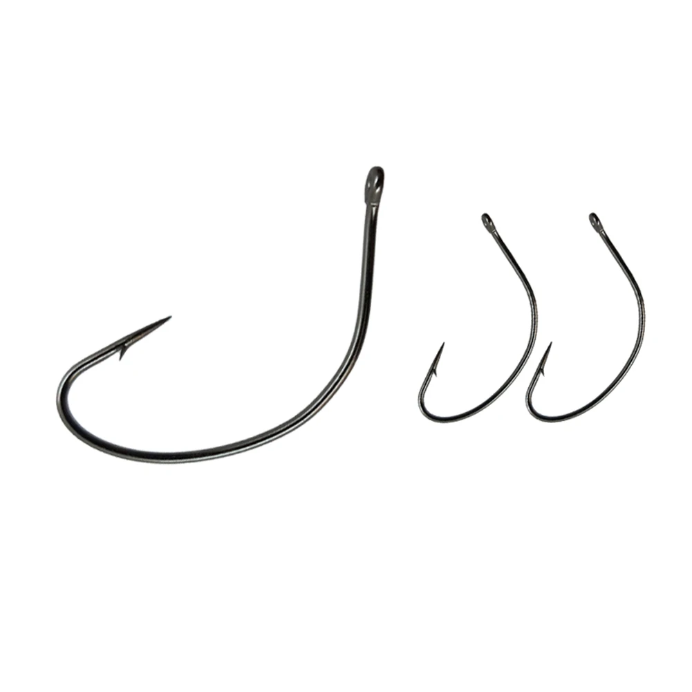 

1000 Pieces Wholesale Fishing Wide Gape Hooks ,High Carbon Steel Hook, 1/0-5/0