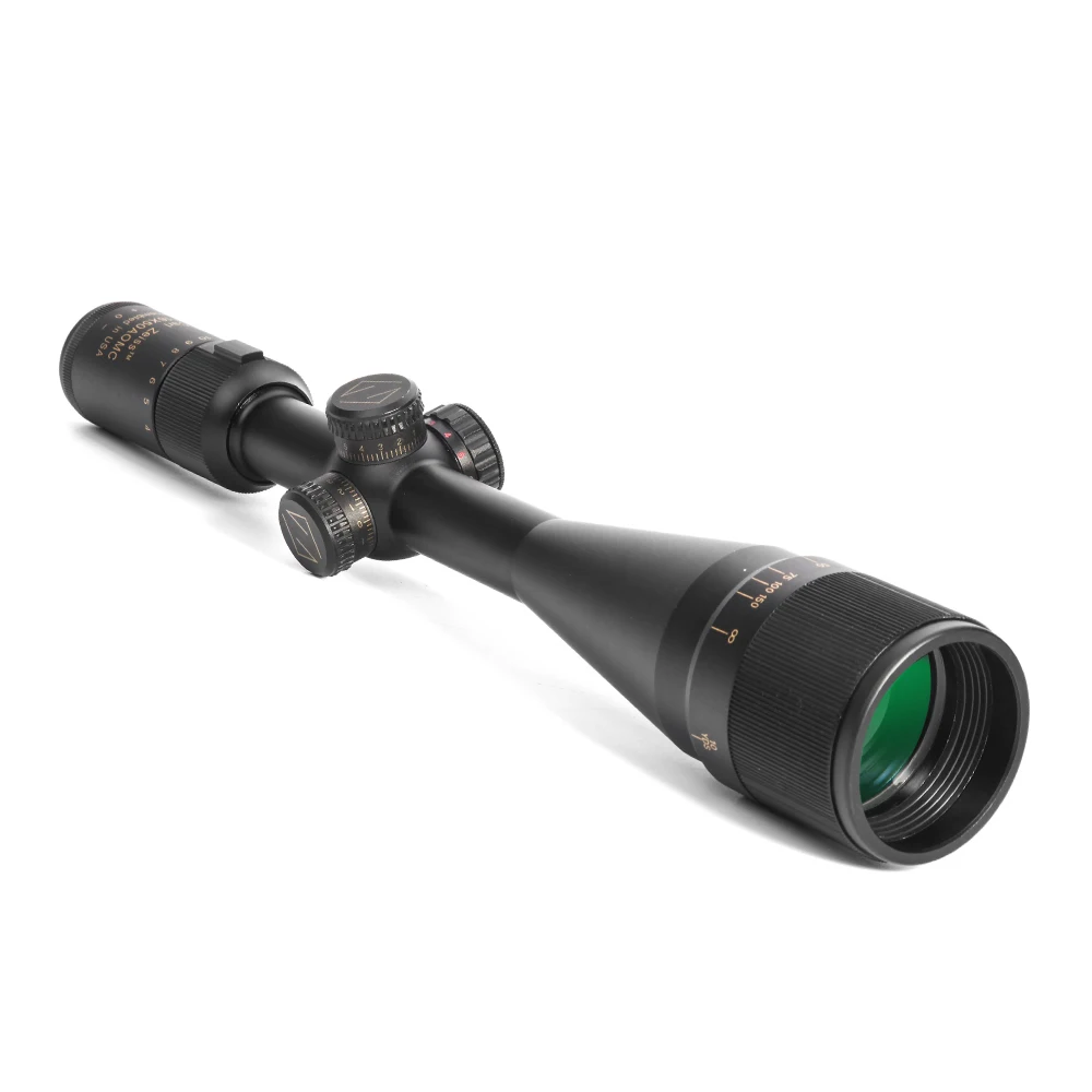 

HY 4-16X50 AOMC Optics Riflescope Red And Green Reticle Optic Sight Hunting Scope, Black
