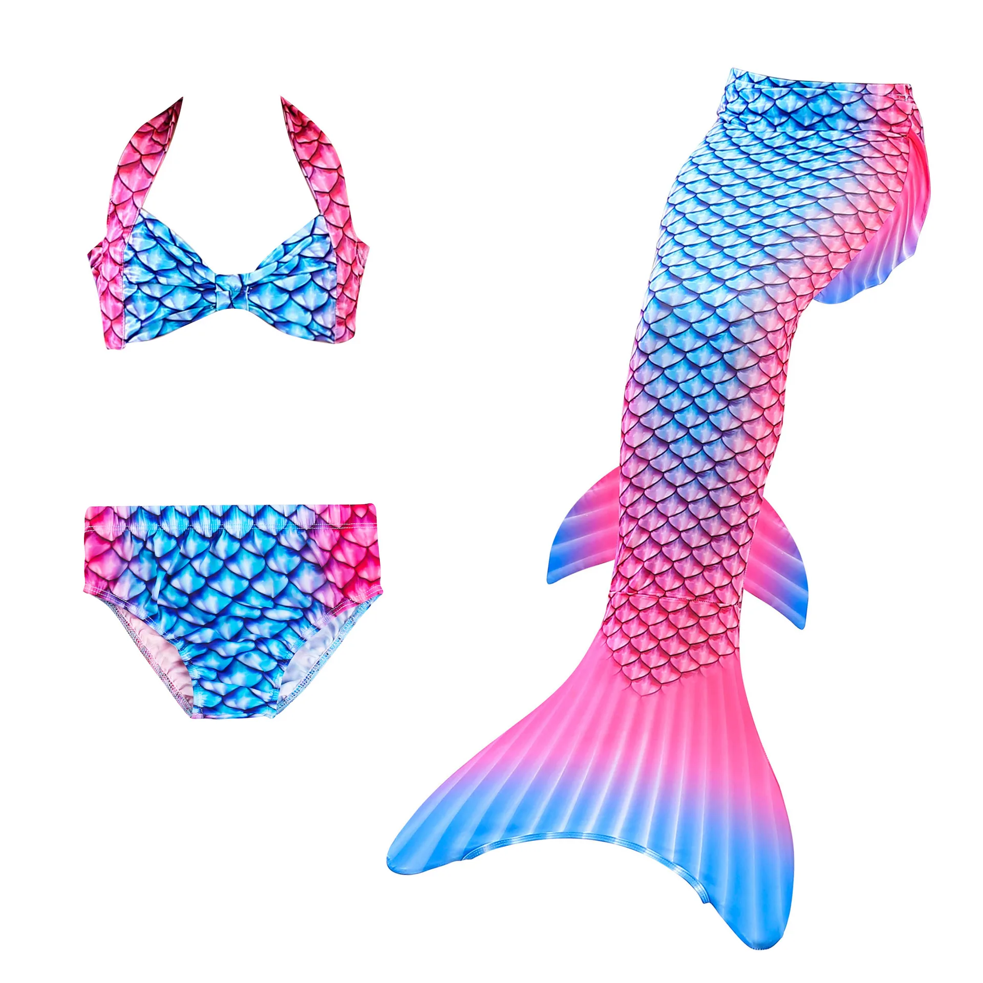 

Fashion Kids mermaid tail swimming bikini mermaid tail for swimming, As picture