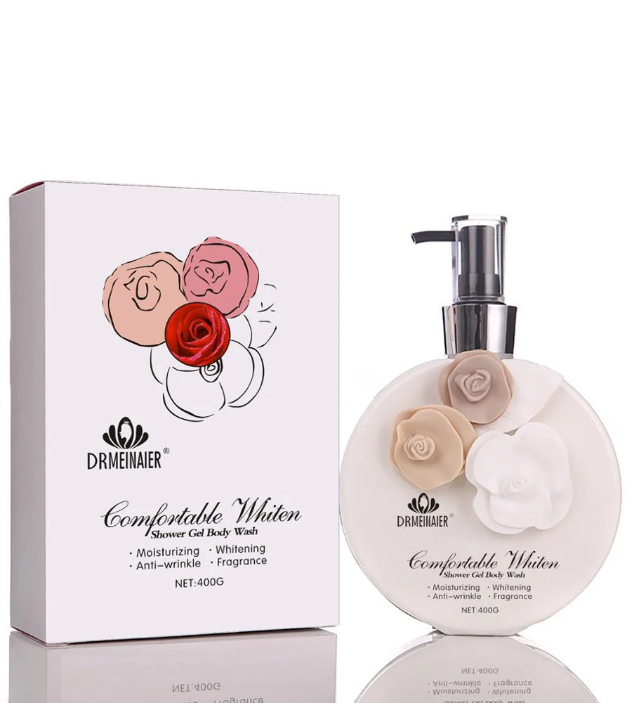 

OEM liquid soap skin whitening fragrance shower gel, Blue