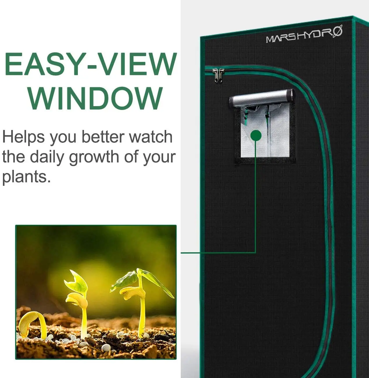 
Best quality indoor grow tent kit 1680D material with diamond design 