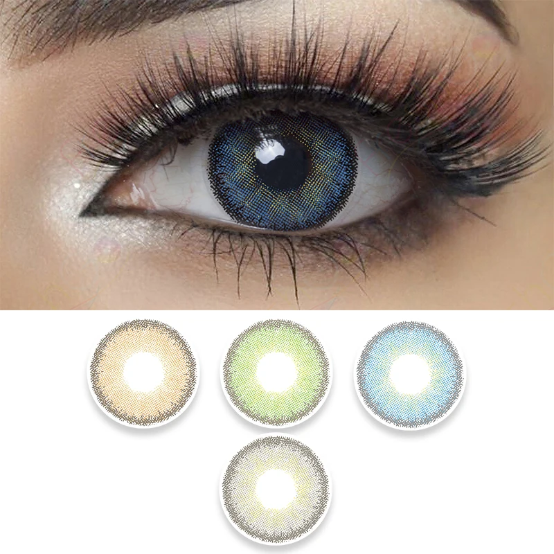 gray hazel eye contact lenses wholesale yearly soft colored