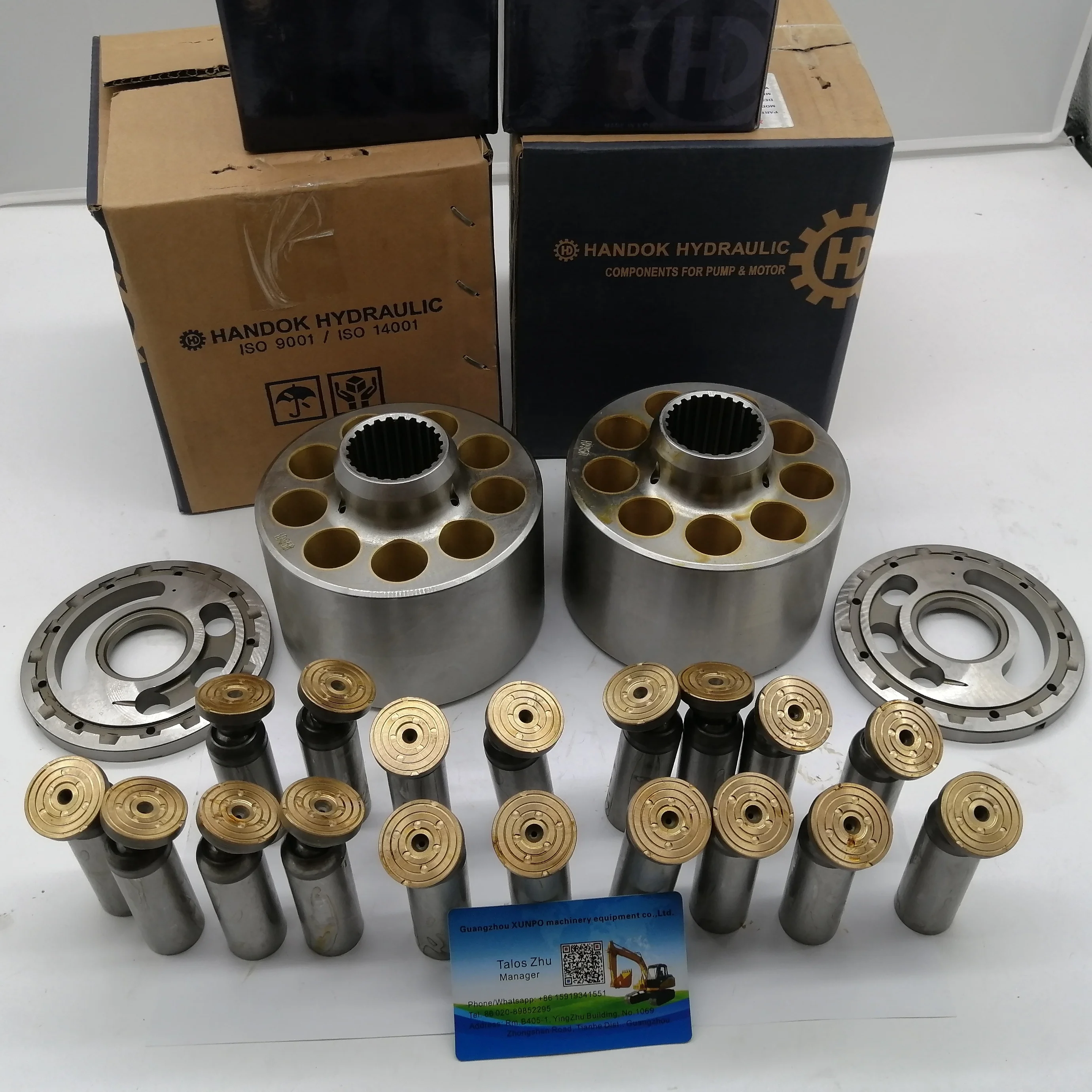 

HANDOK HPV95 HPV95A Hydraulic Pump Parts (Plunger Cylinder Block Valve Plate) For PC200-7 PC200-8 Excavator Piston Pump
