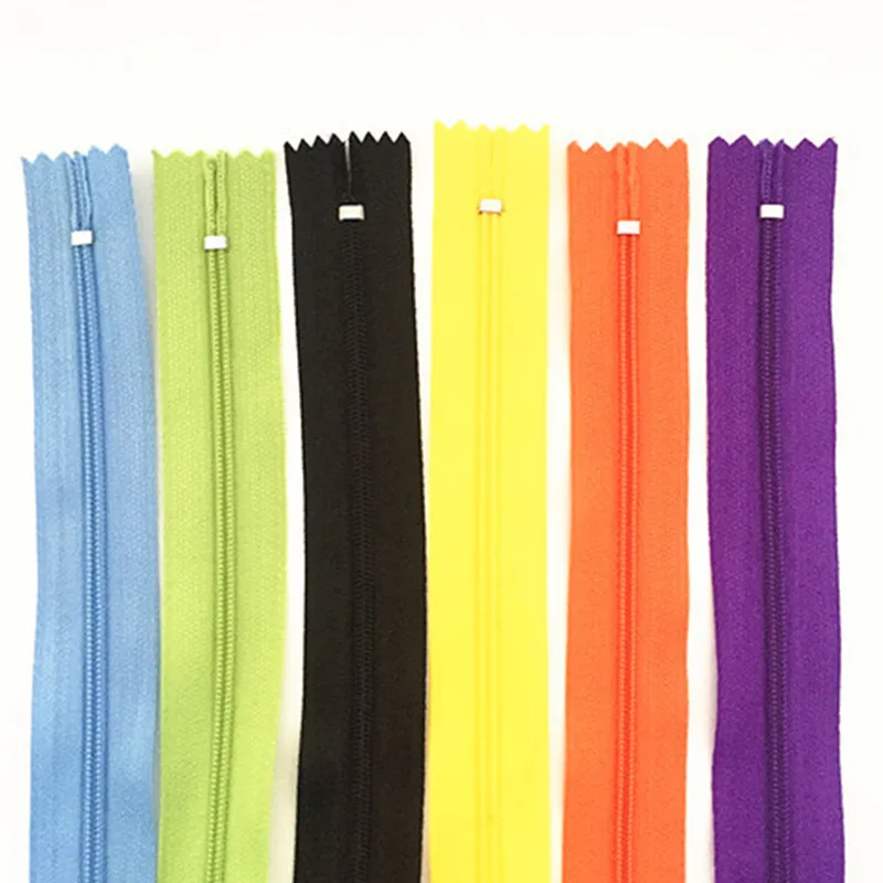 High Quality 10pcs 1590cm Nylon Coil Zippers Tailor Sewer Craft 20