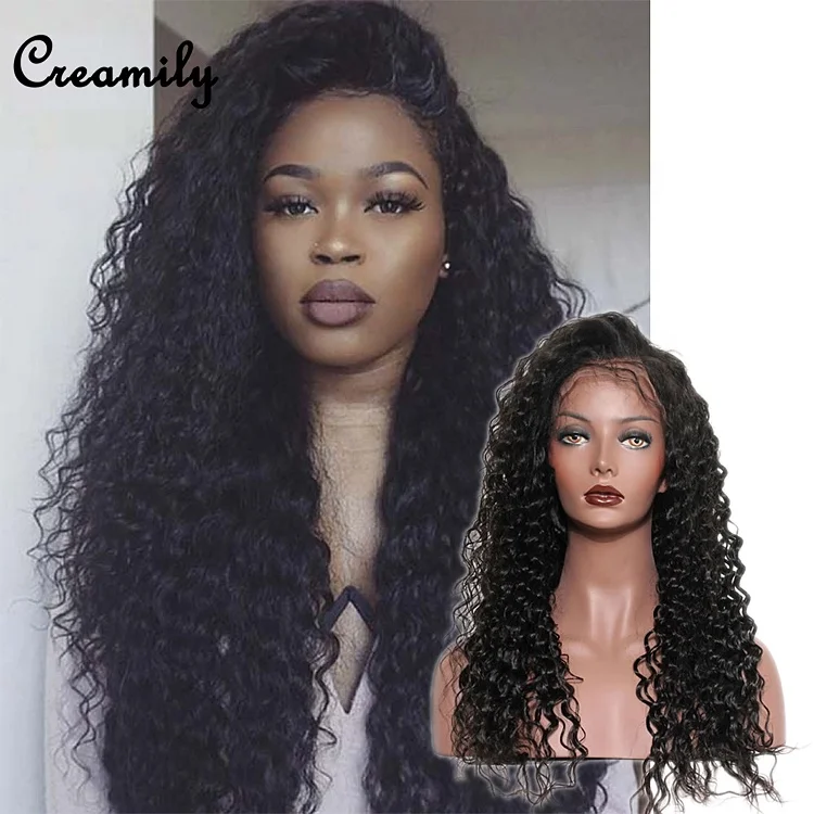 Wholesale Natural Full Lace Wigs 613 Blonde Long Curly Brazilian Virgin Full Lace Human Hair Wigs For Black Women