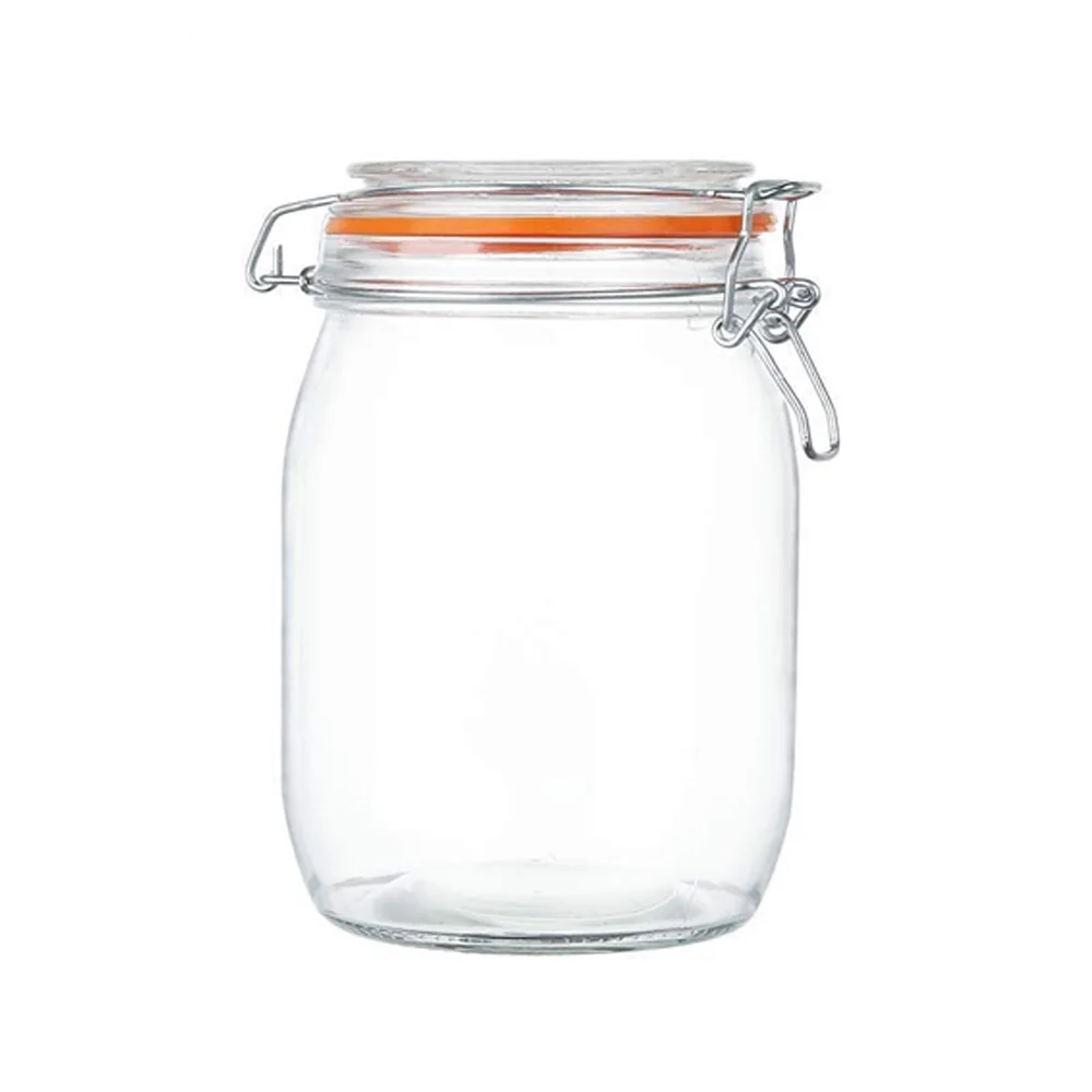 

32 oz Glass Jars With Airtight Lids And Leak Proof Rubber Gasket,Wide Mouth Mason Jars