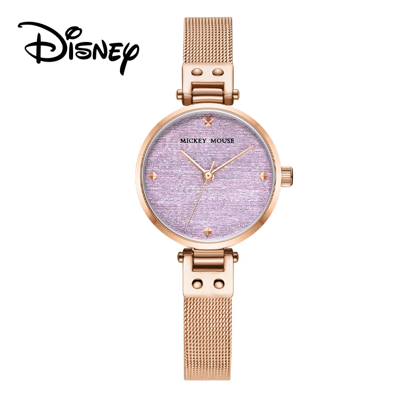 

Disney Mickey Mouse Gold Mesh Belt Women Quartz Watches
