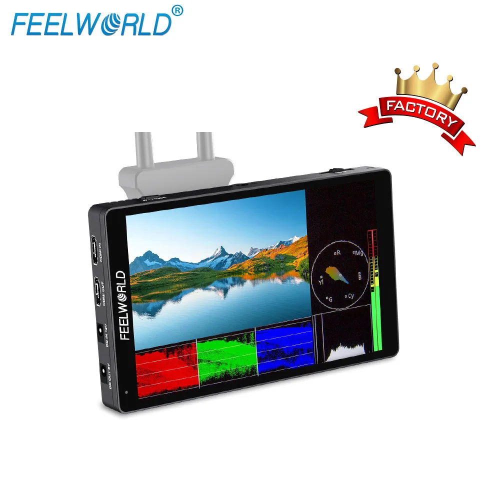 

FEELWORLD F7 PRO 7 Inch 4K 60Hz HD 3D LUT Touch Screen DSLR Camera Field studio monitor