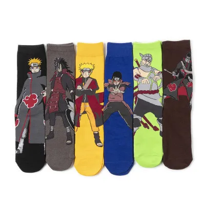 

Fashion Cartoon Ninja cotton cartoon socks cotton socks personality trend animation tube male socks