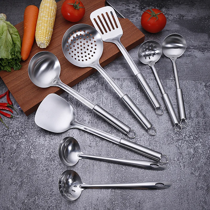 

Wholesale Hot Selling High Quality Housewares Kitchenware Utensil Set stainless steel, Silver