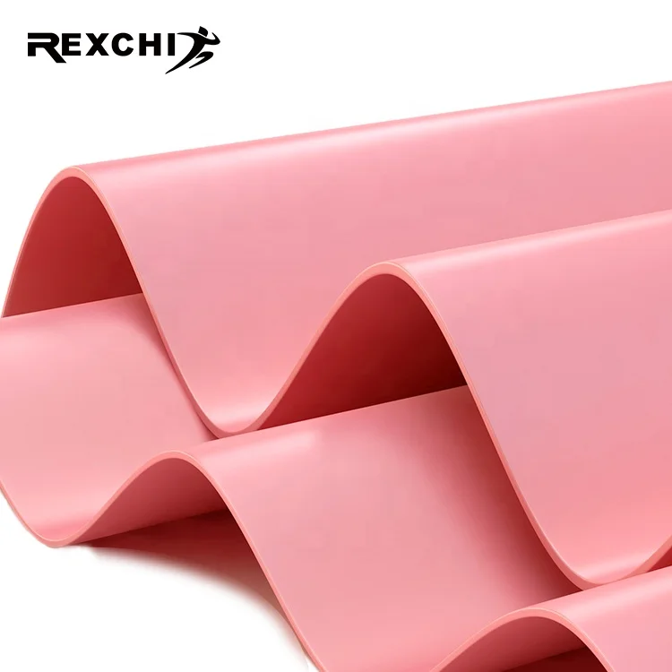 

REXCHI JSQC05 Popular Design Custom Printing High Quality Resistance Band Exercise Band Fitness Resistance Band Set For Gym, Has 5 colors