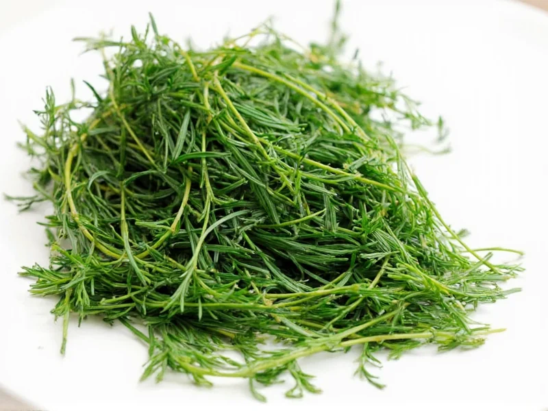 Qualité de l'aneth séché