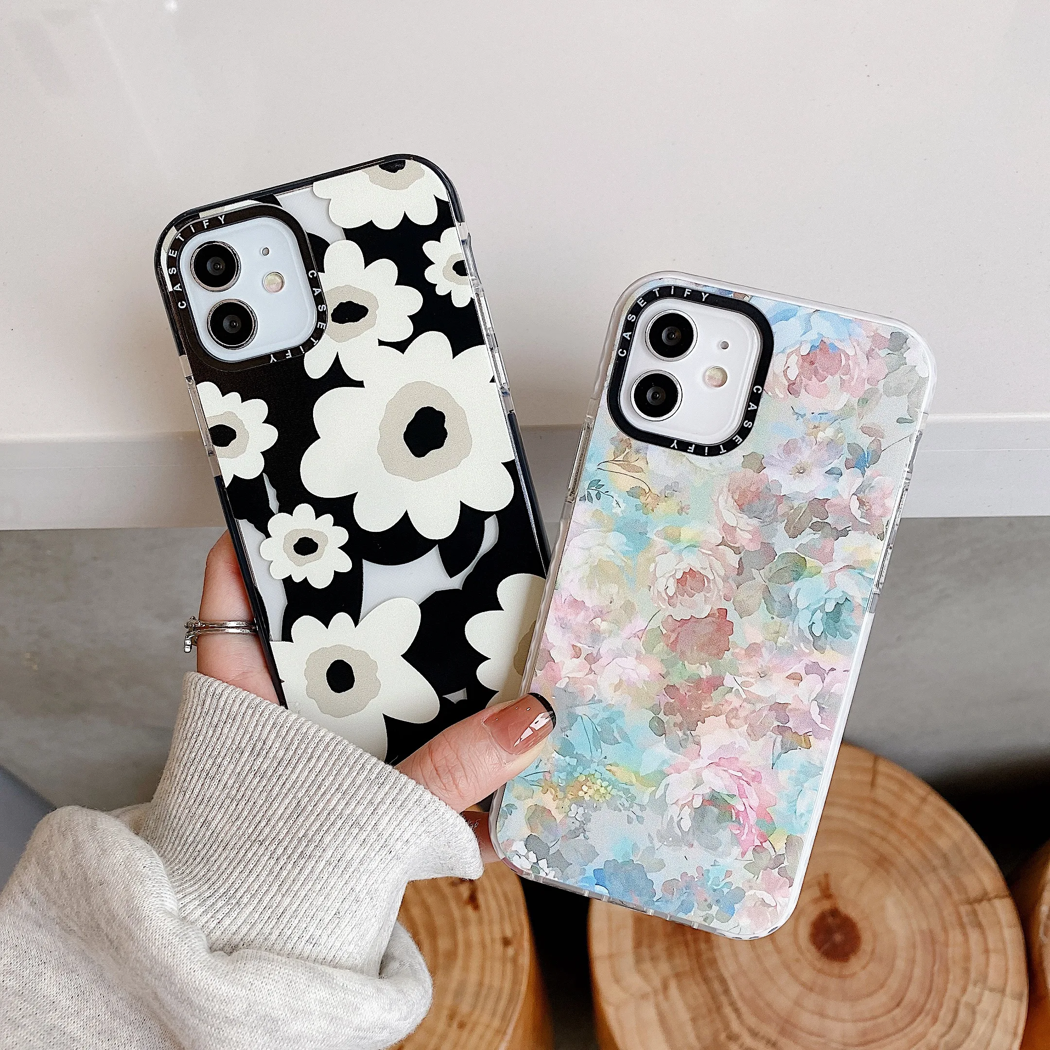 

Flower relief shell case for iphone 13 13pro maxXR 7 8 Plus phone cases floral soft tpu cover for iphone12 11promax 11 Pro funda