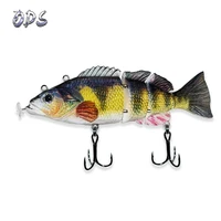 

Electric Lure Wobblers For Fishing 4-Segement Swimbait Crankbait USB Rechargeable Flashing LED light Fishing