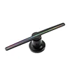 Hot selling 42cm Mobile App Control 3D Pyramid Image Hologram Advertising