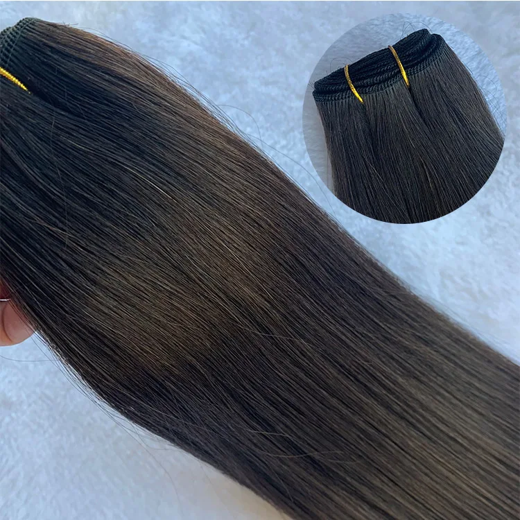 

9a Human Hair Body Wave Hair Bundles, Cuticle Aligned Peruvian Remy Hair, Machine Double Weft Hair Extensions