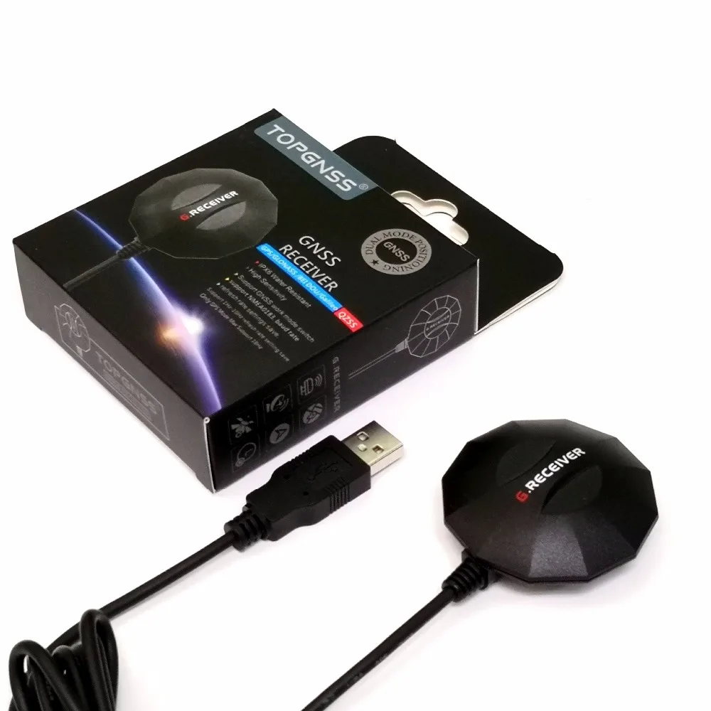 
TOPGNSS high quality USB GPS receiver USB GPS GLONASS Receiver module GNSS100G USB GLONASS Replace BU-353S4 
