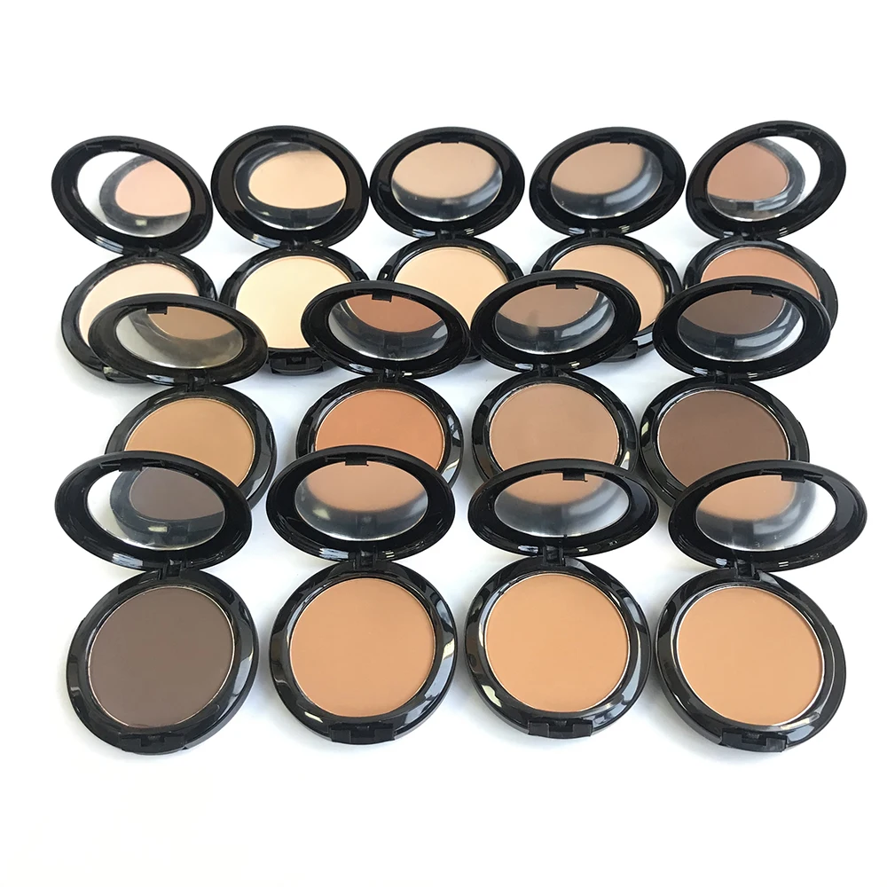 

Custom logo makeup private label waterproof pressed full coverage foundations and face compact powder, 13 colors