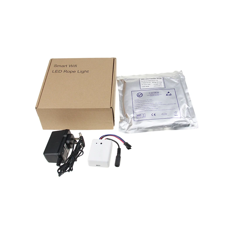 

Wifi and BT Remote control LED Globe Smart String Lights with waterproof Lights String DC 12V 1.5A, Rgb