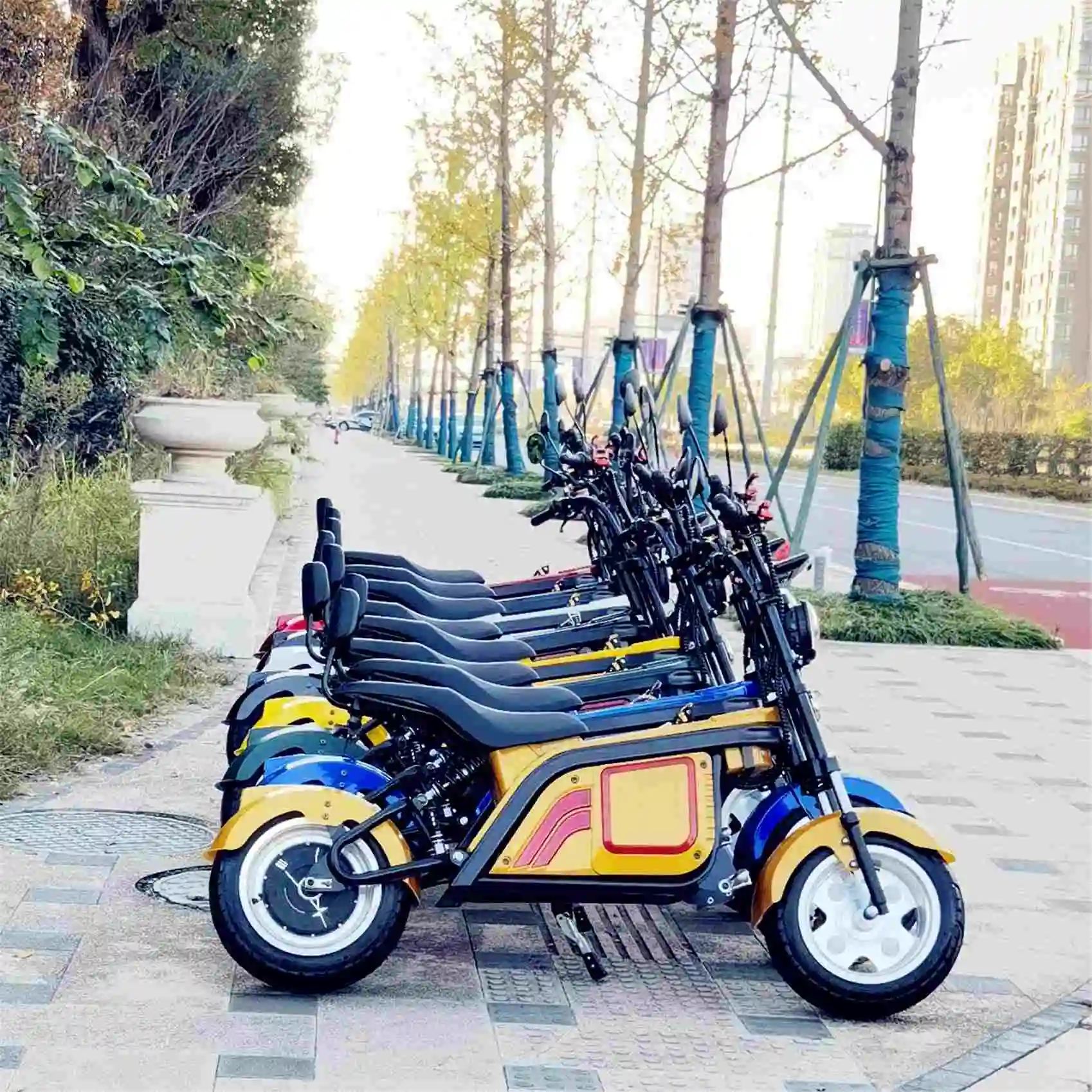 

2022 Most Fashionable Citycoco 2 Wheel Electric Scooter Adult Electric Motorcycle 3000W 60V 20Ah Battery Scooter