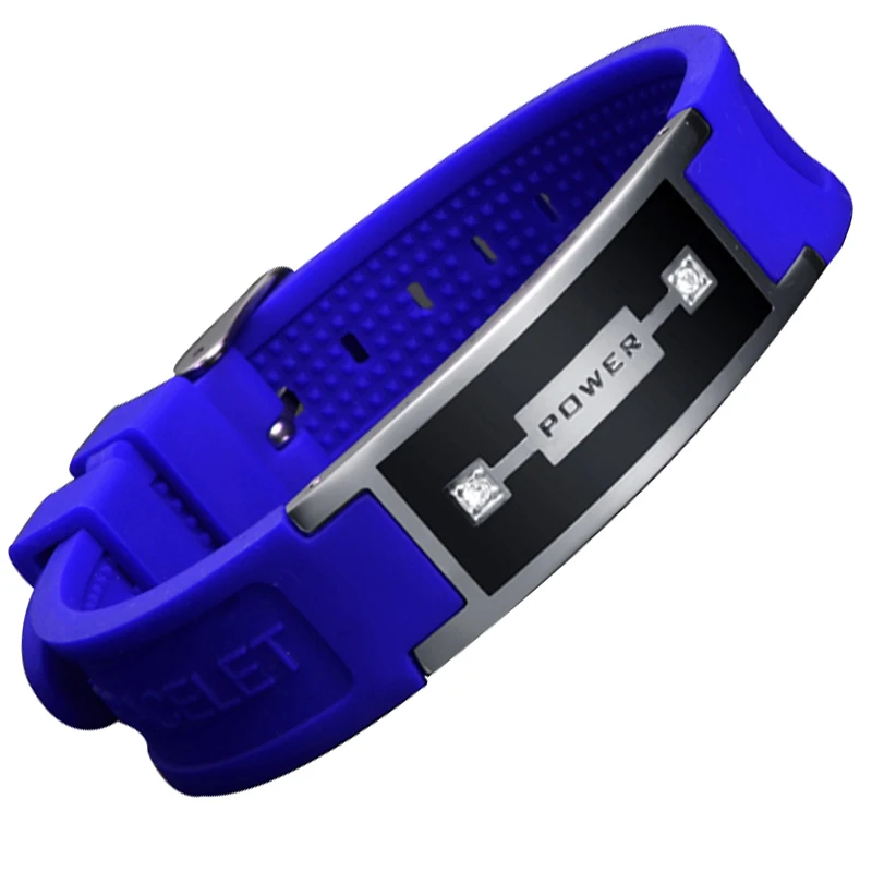 

Noproblem Power Hologram Ion Balance Bracelet With Tourmaline Magnetic