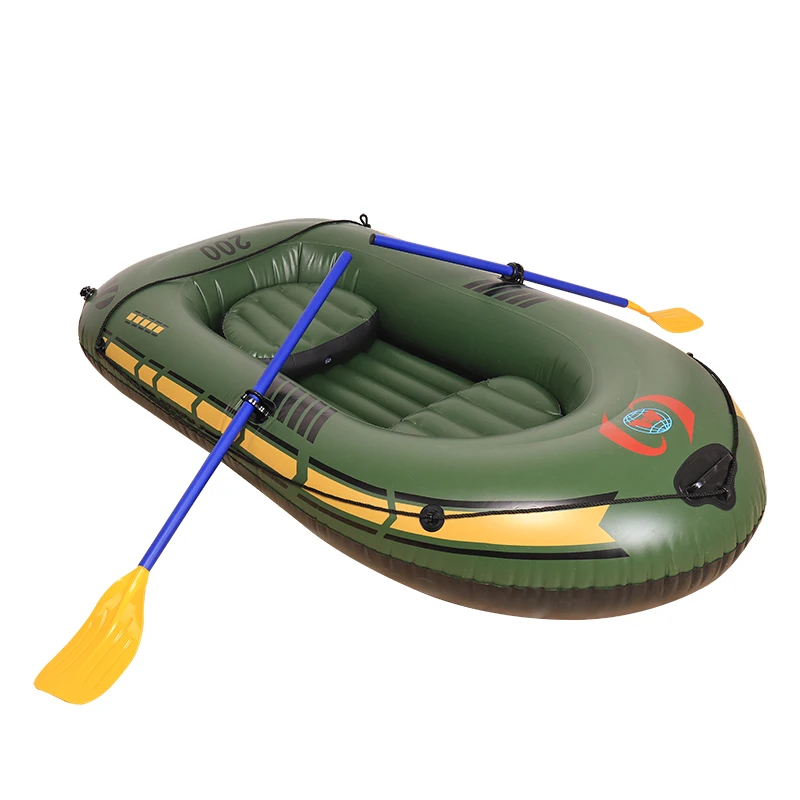 

190cm PVC clip-net thickened rubber inflatable boat wear-resistant folding kayak air fishing boat