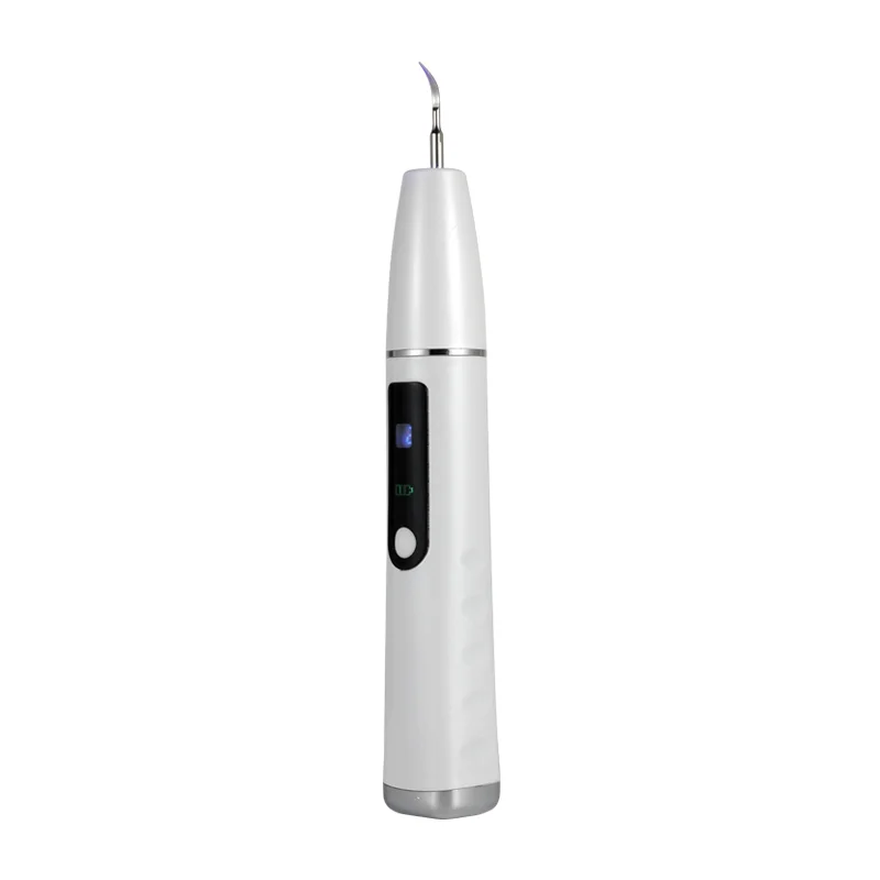 

Hot Sale Portable Dental Calculus Remover Machine Electric Ultrasonic Tooth Cleaner Device, White/black