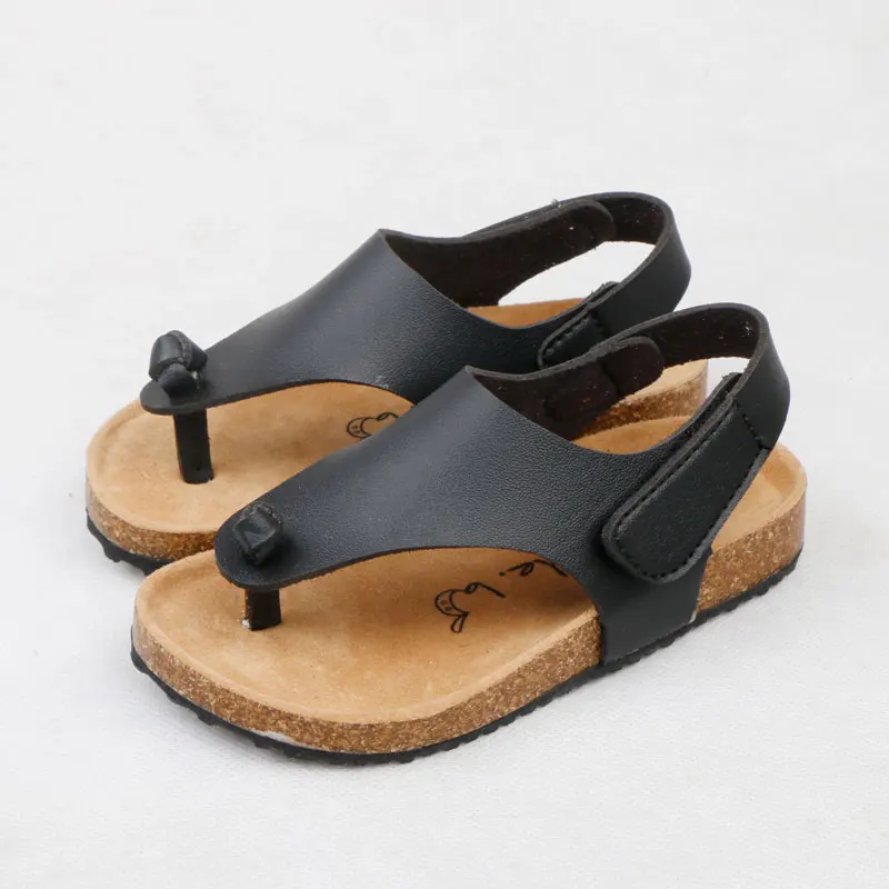 

CORK Outsole ankle strap sandal girls boy Thong Sandals