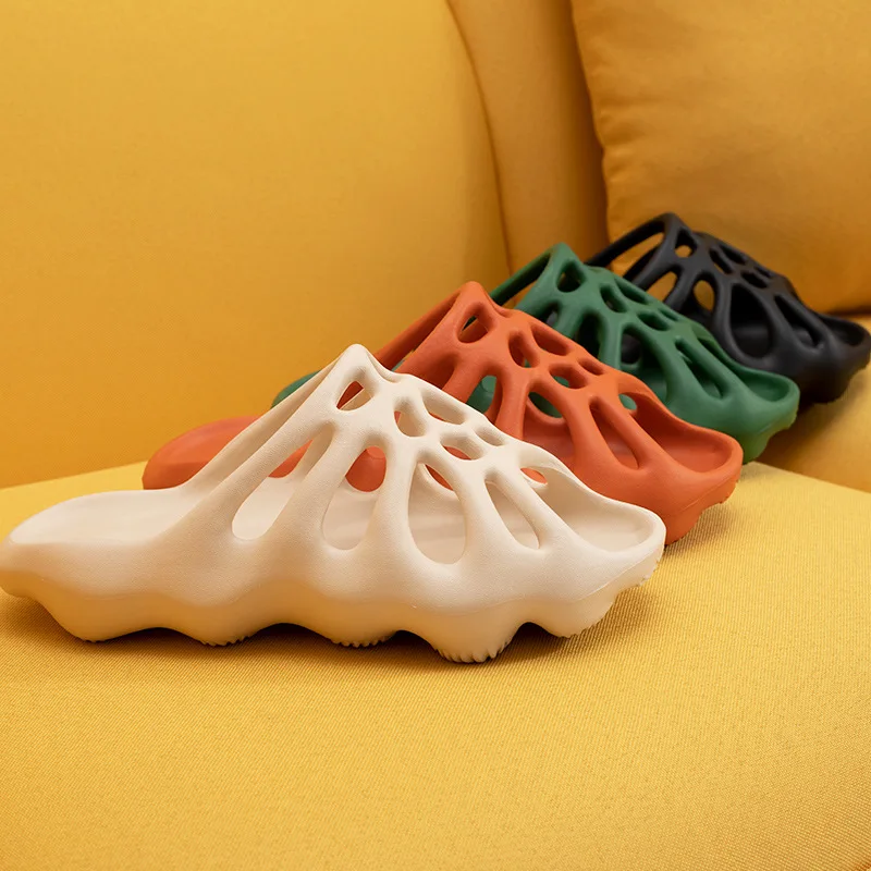 

Slippers Sandals For Women Summer Fashion Beach Soft EVA Hollow Out Sandal Ladies Home Floor Shoes Ladies Mens Slides Slipper