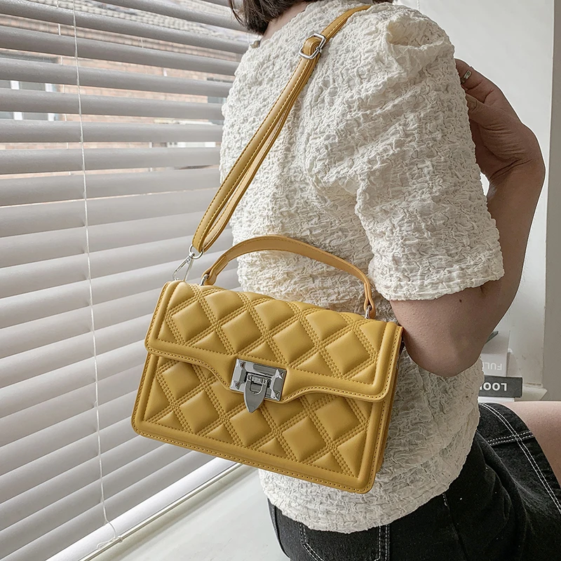 

Wholesale Solid Color Women Luxury Shoulder Hand Bag Pu Leather Handbags Ladies, Blue, pink, green, black, white, yellow, khaki