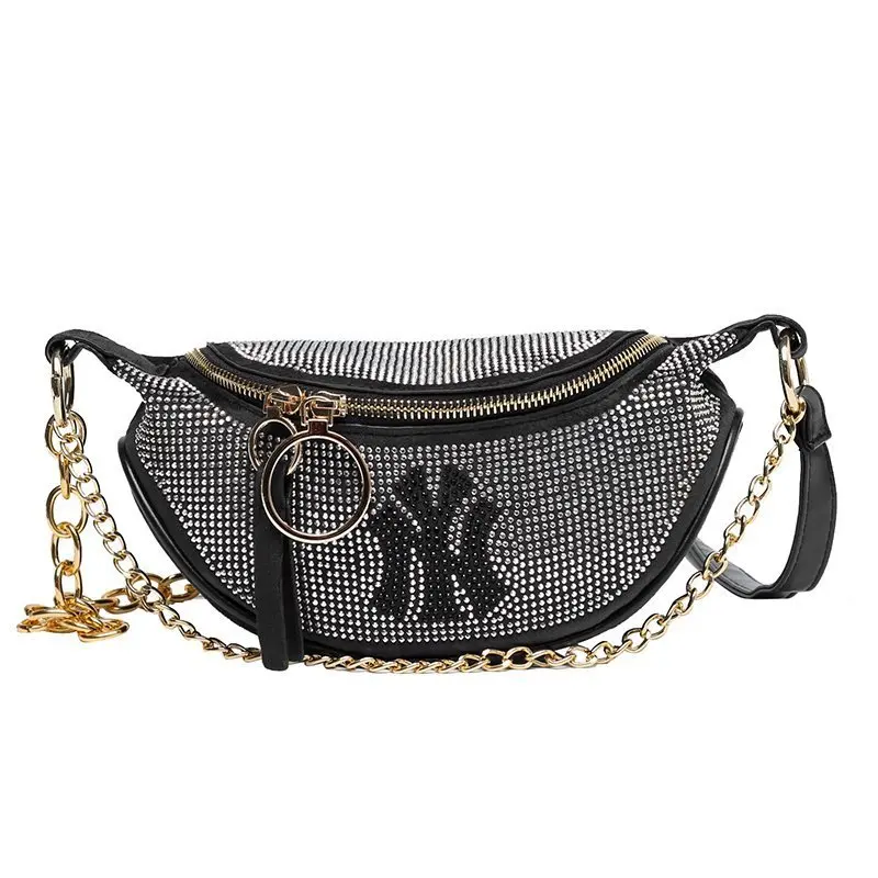 

NYBag women's bag Rhinestone-encrusted chain messenger bag female trend dumpling portable shoulder bag cross-border wholesale