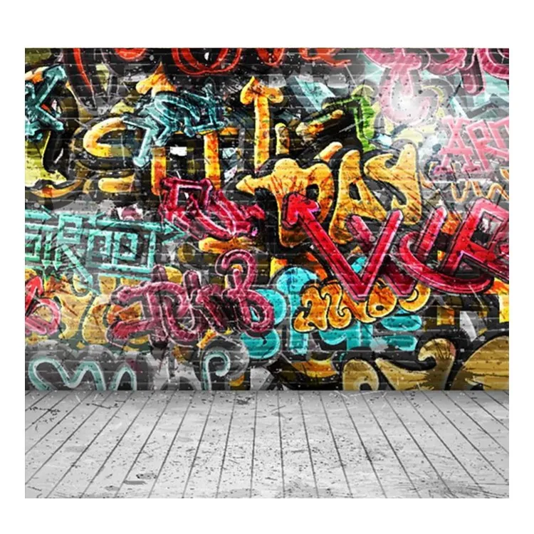 

Wholesale Graffiti Photography Backdrops Personalized Photo Backgrounds for Birthday Party, Multiple patterns,support customization