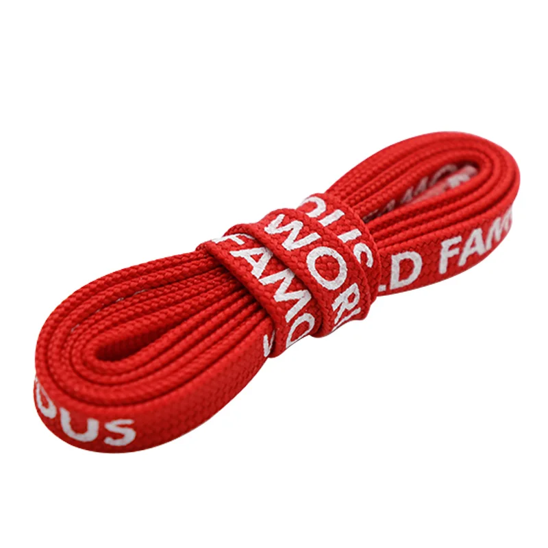 

Weiou company printed Black-white font custom shoe strings +-, 3 colors available, support any color