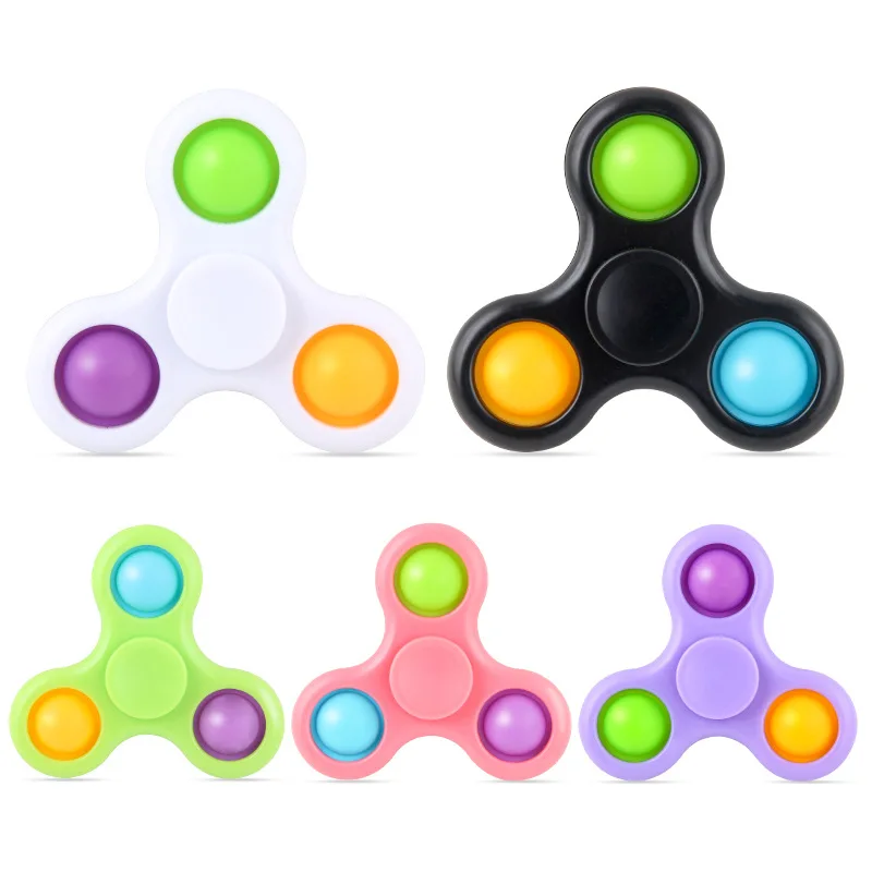 

Beejay Fidget Toys Pop 3 Bubble squishy toys Hand Fidget Finger Ring Stress Relief Toys Hand Spinner For Kids And Adult