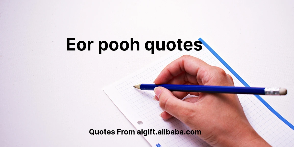 eor pooh quotes