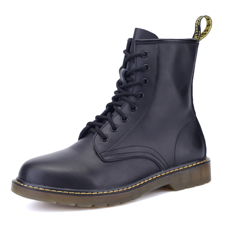 

New Men four season comfortable Boots Fashion outdoor Leather Ankle Boots High Quality casual Martin boots