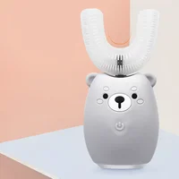 

FDA Approved Wholesale Set Rechargeable USB Animal Cartoon Child Smart LED Silicone Musical Sonic Electric Kids Toothbrush