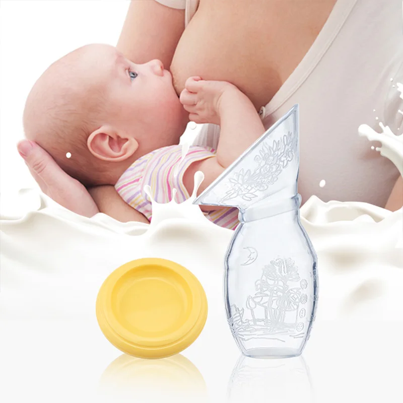 

Wholesale BPA-free Breast Pump With Dust Cover Anti-galactorrhea Exquisite Pattern Engraving Scale Manual Silicone Breast Pump, Pink,white,yellow and transparent