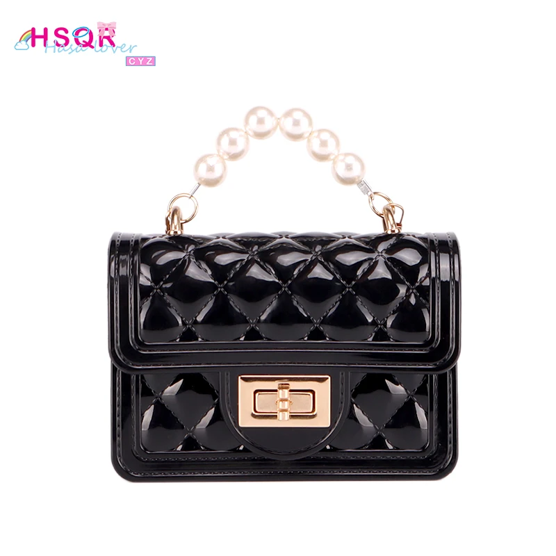 

2021 Pretty Little Girls Handbag Fashion Mini-Shoulder Messenger Pvc Jelly Lil Girl Bags Purses for Women