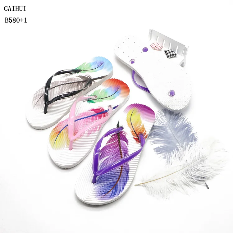 

Luxury style wholesale foot wear indoor women flat slipper pvc flip flops female chappals