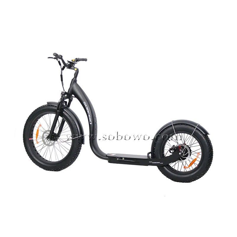 

SOBOWO Patent Model Fat Tire Rear Drive 750W Electric Bike Scooter, Customized