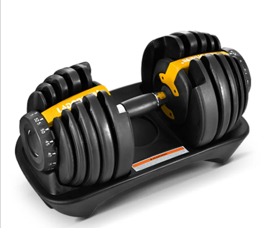 

Wholesale small moq high quality fitness oem gym equipment 24kg dumbbell set, Black