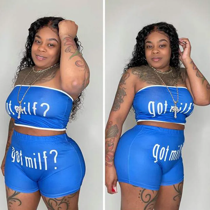 

Candy Color short Sleve Set Snack Printed Sleeper Sets Snacks 2 Piece Spandex Shorts Two Outfit 2020 Biker Short