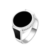 925 Sterling Silver Polyester Resin Ring Fashion Ring Designs for Men 2020